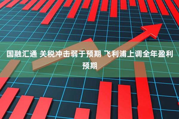 国融汇通 关税冲击弱于预期 飞利浦上调全年盈利预期